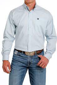 Cinch Men’s Solid Button-Down Western Shirt