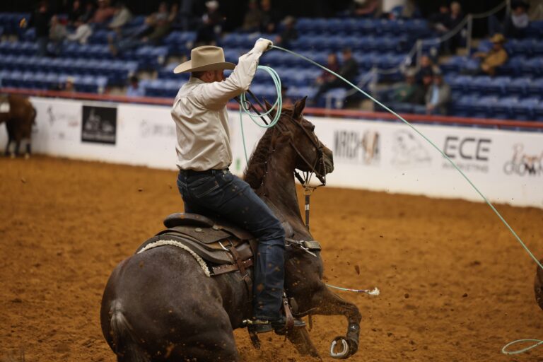 JohnRyon Foster in the Open Intermediate Heeling Finals.