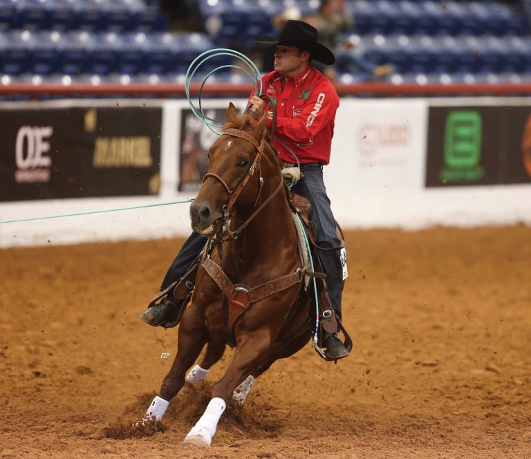 Kaleb Driggers riding Reys Of Pep.